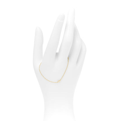 Tiffany 18K Yellow Gold Diamond .08ct Elsa Peretti Diamonds by the Yard Bracelet 2 of 5