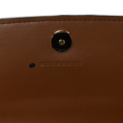 Burberry Derby Calfskin House Check Henley Wallet On Chain Tan 5 of 10