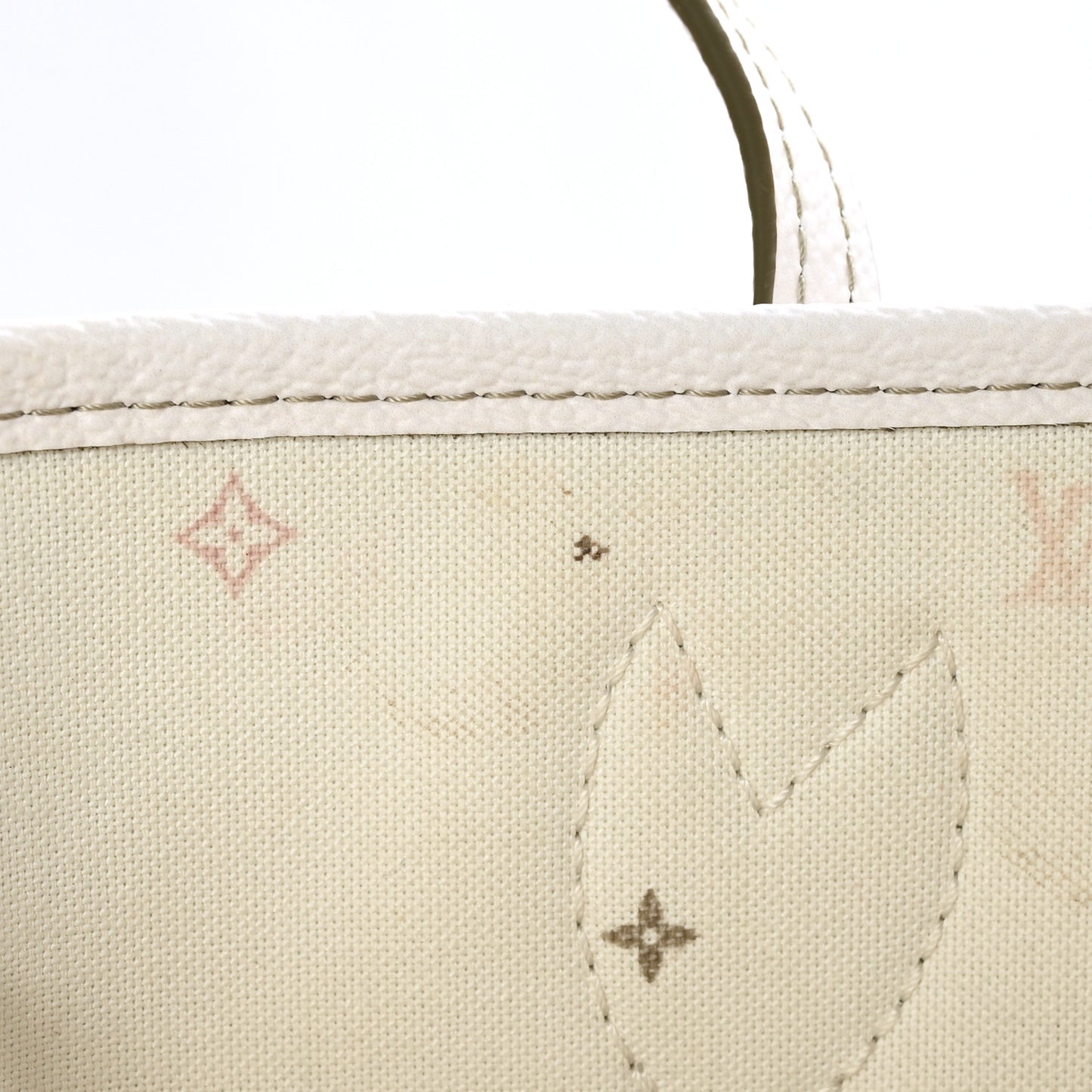 Monogram Giant Spring In The City Neverfull MM Sunset Kaki