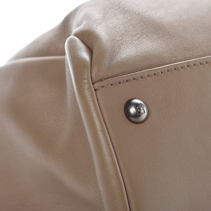 Fendi Vitello Saddle Ayers Large Peekaboo Iconic Satchel Argilla Saddle 16 of 23