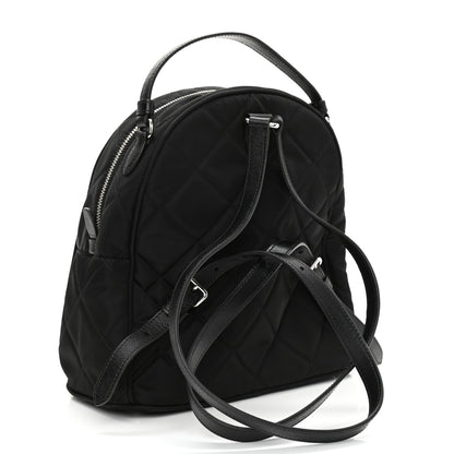 Prada Nylon Tessuto Impuntu Quilted Backpack Black 3 of 7
