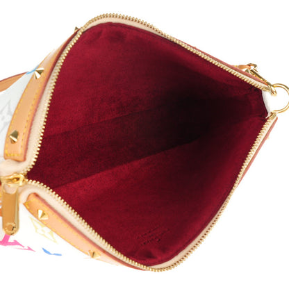 Louis Vuitton Monogram Multicolor Pochette Accessories White 6 of 8