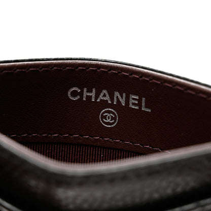 Chanel Caviar Quilted Card Holder Black 6 of 8