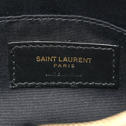 Saint Laurent Calfskin Matelasse Monogram Lou Belt Bag Dark Legion Red 6 of 9
