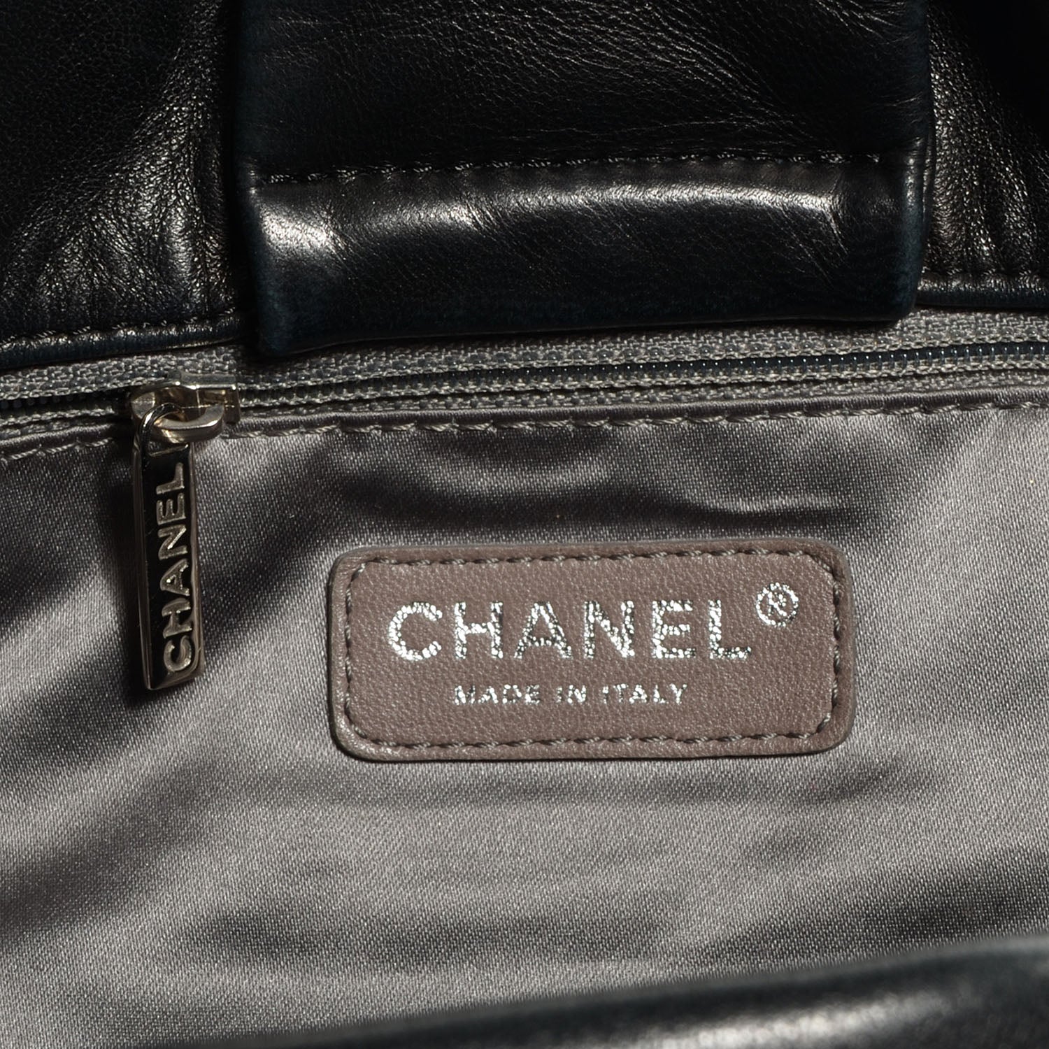 Chanel Lambskin Patchwork Accordion Flap Black White 6 of 8