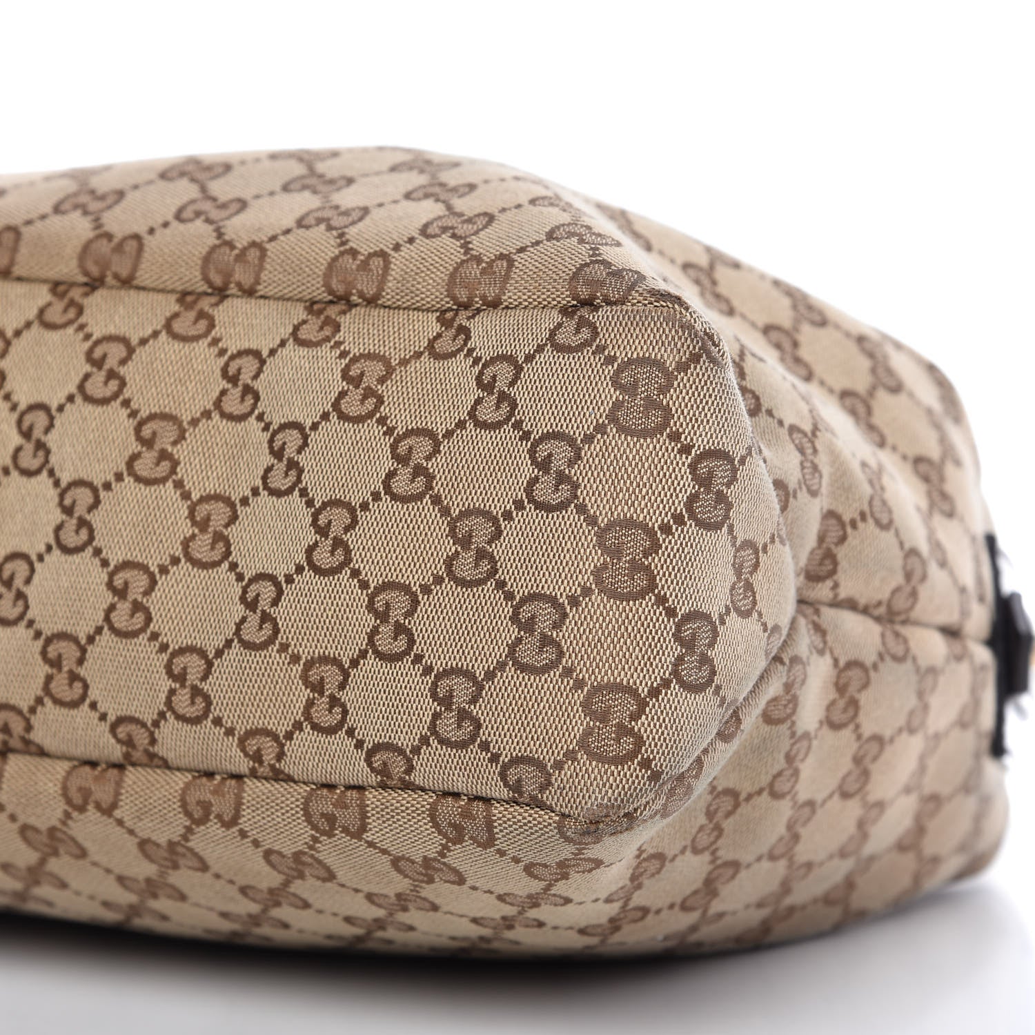 Gucci Monogram Medium Horsebit Chain Hobo Dark Brown 7 of 9