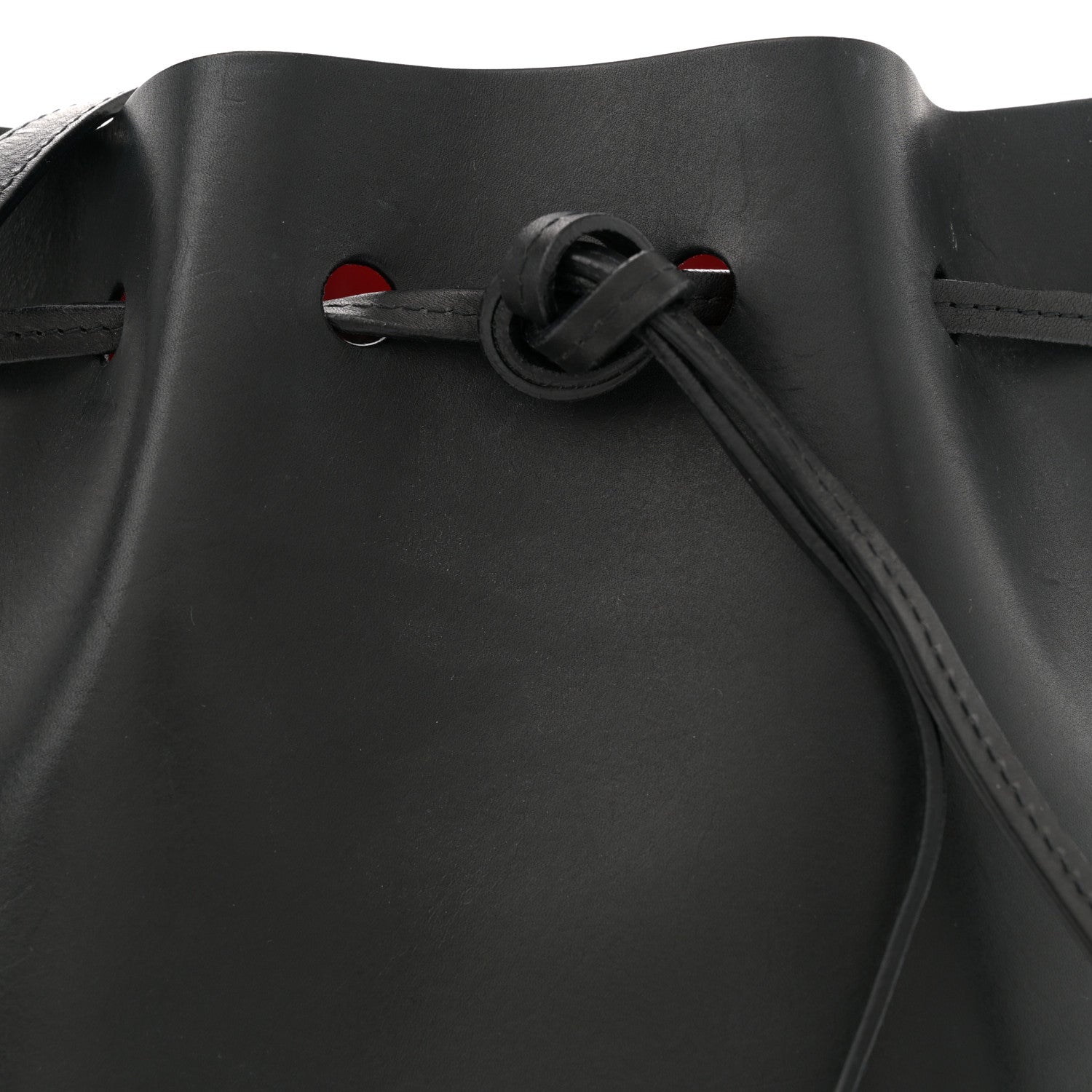 Mansur Gavriel Calfskin Bucket Bag Black Flamma 8 of 15