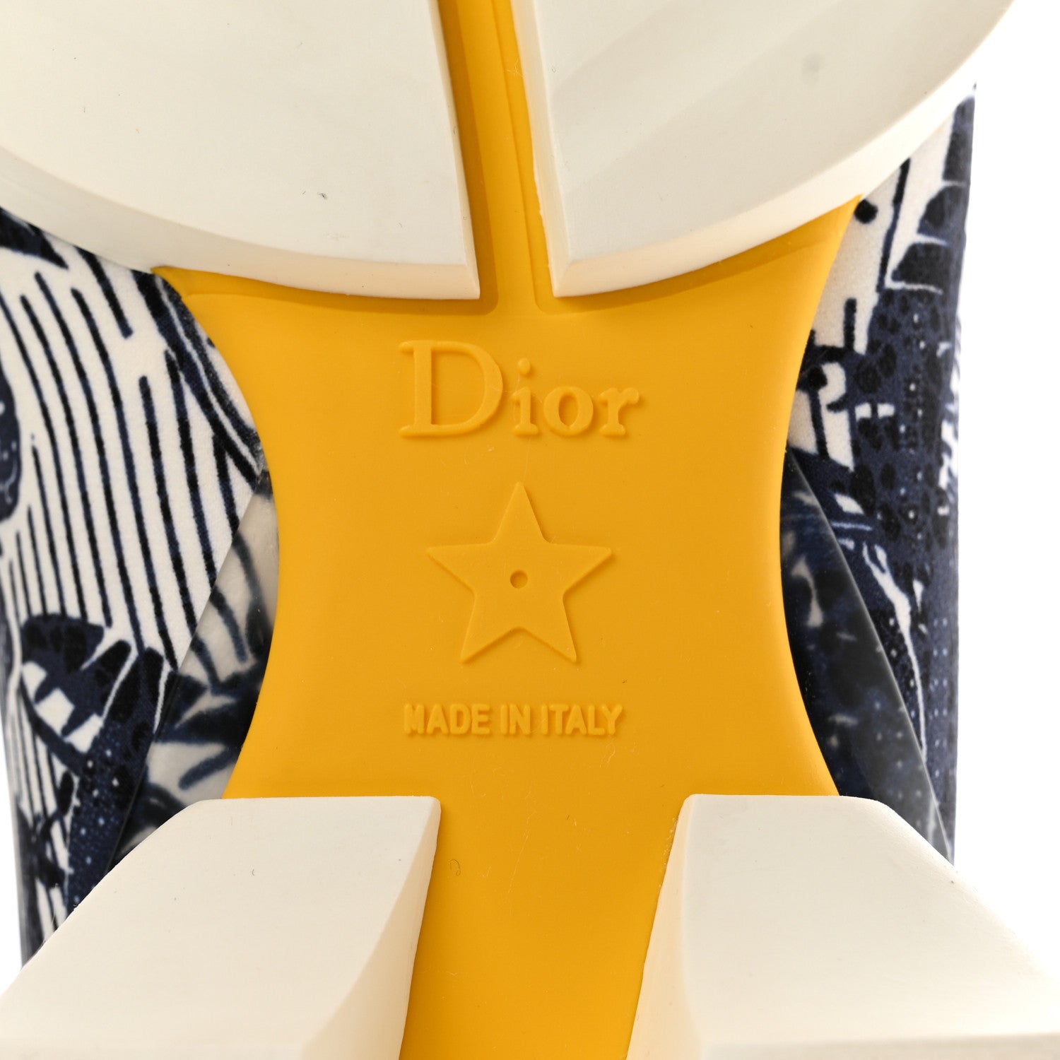 Christian Dior Technical Fabric Tie & Dior Print Womens D-Connect Sneakers 40 Off White 8 of 8