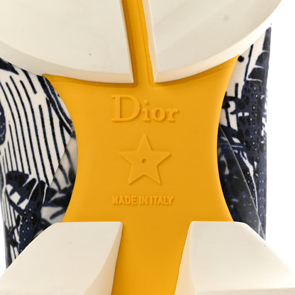 Christian Dior Technical Fabric Tie & Dior Print Womens D-Connect Sneakers 40 Off White 8 of 8
