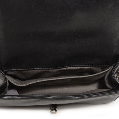 Chanel Calfskin Embossed Crystal Small Boy Flap Black 5 of 8