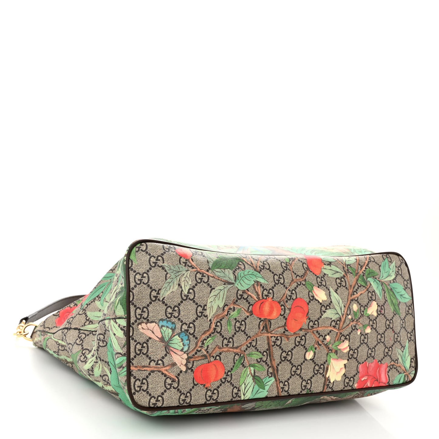 Soft GG Supreme Monogram Tian Medium Crossbody Tote Beige Multicolor New Acero