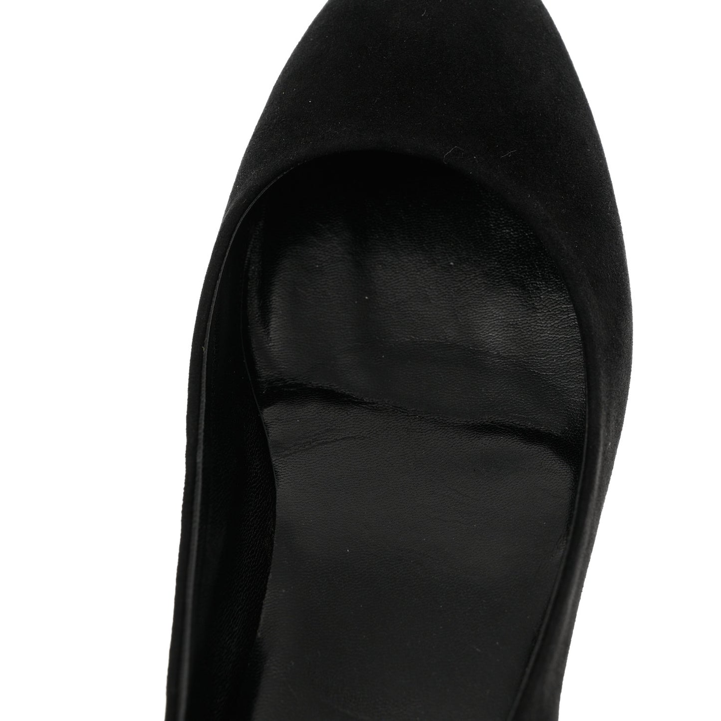 Suede Monogram Uniformes Ballet Flats 40 Black