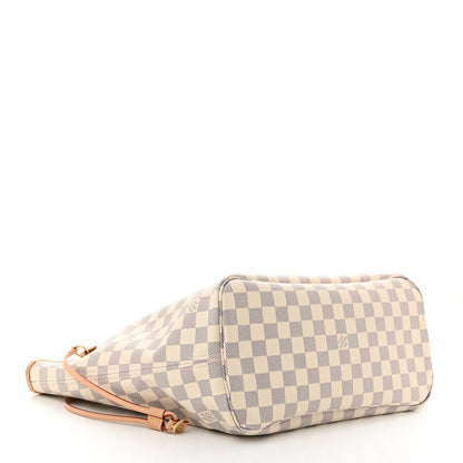 Louis Vuitton Damier Azur Neo Neverfull MM Rose Ballerine 5 of 10