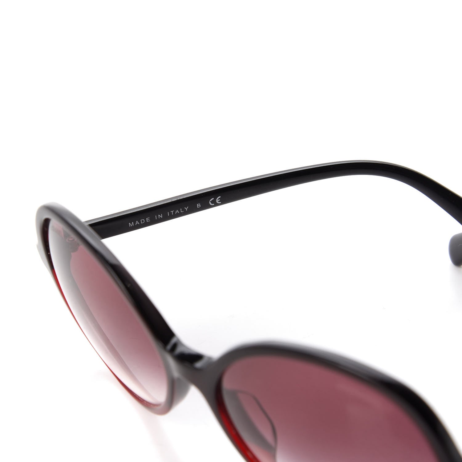 Chanel CC Sunglasses 5351 Black Red 6 of 8