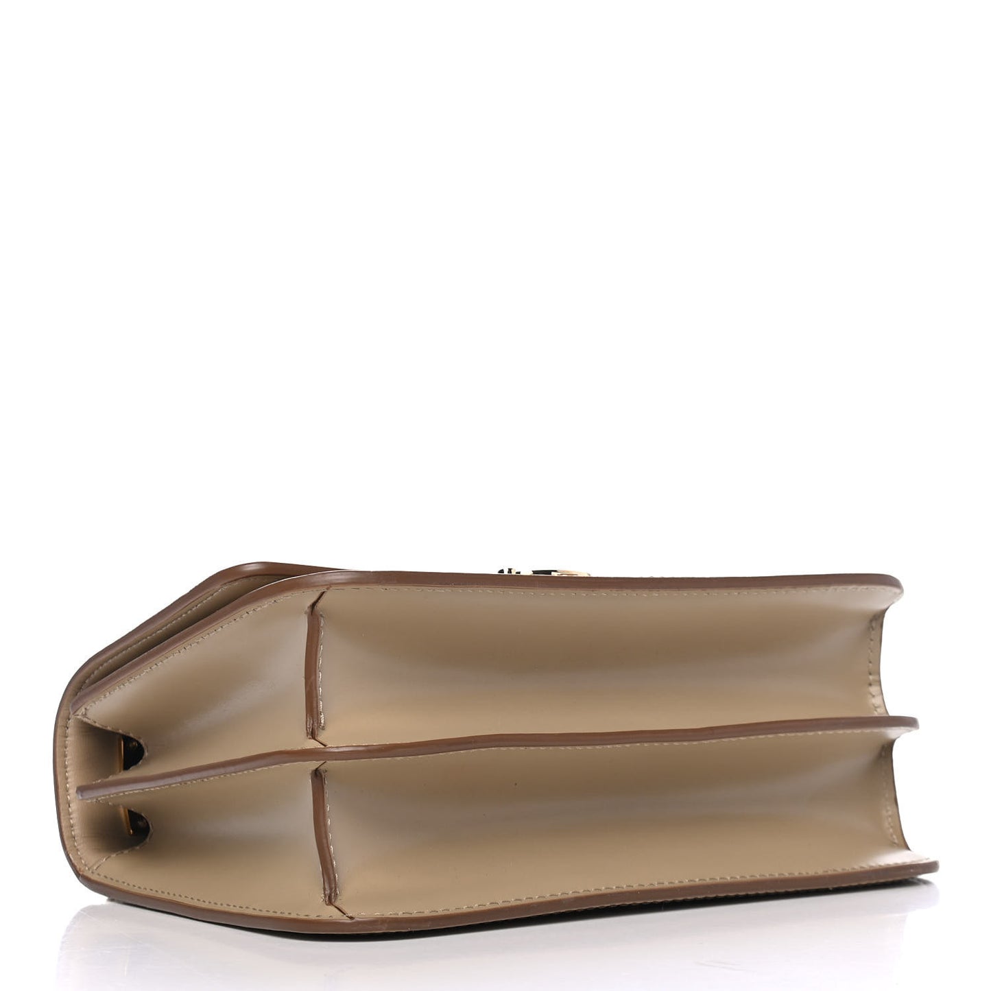 Calfskin Monogram Embossed Small TB Chain Bag Honey