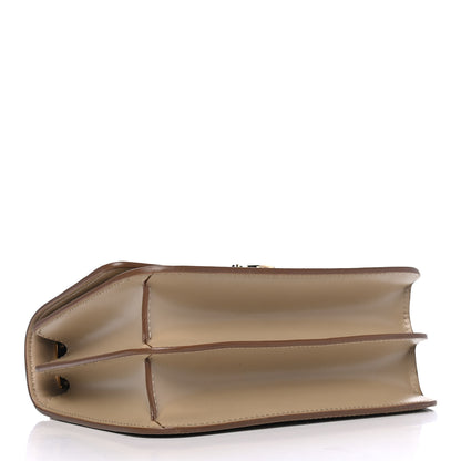 Burberry Calfskin Monogram Embossed Small TB Chain Bag Honey 3 of 4