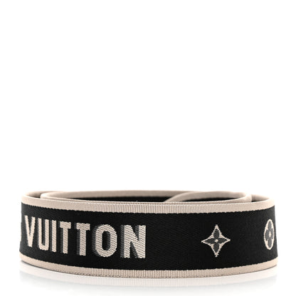 Louis Vuitton Jacquard Diane Shoulder Strap Black Ivory 2 of 3