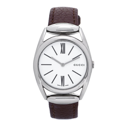 Gucci Stainless Steel Calfskin 34mm Horsebit Quartz Watch 1 of 4