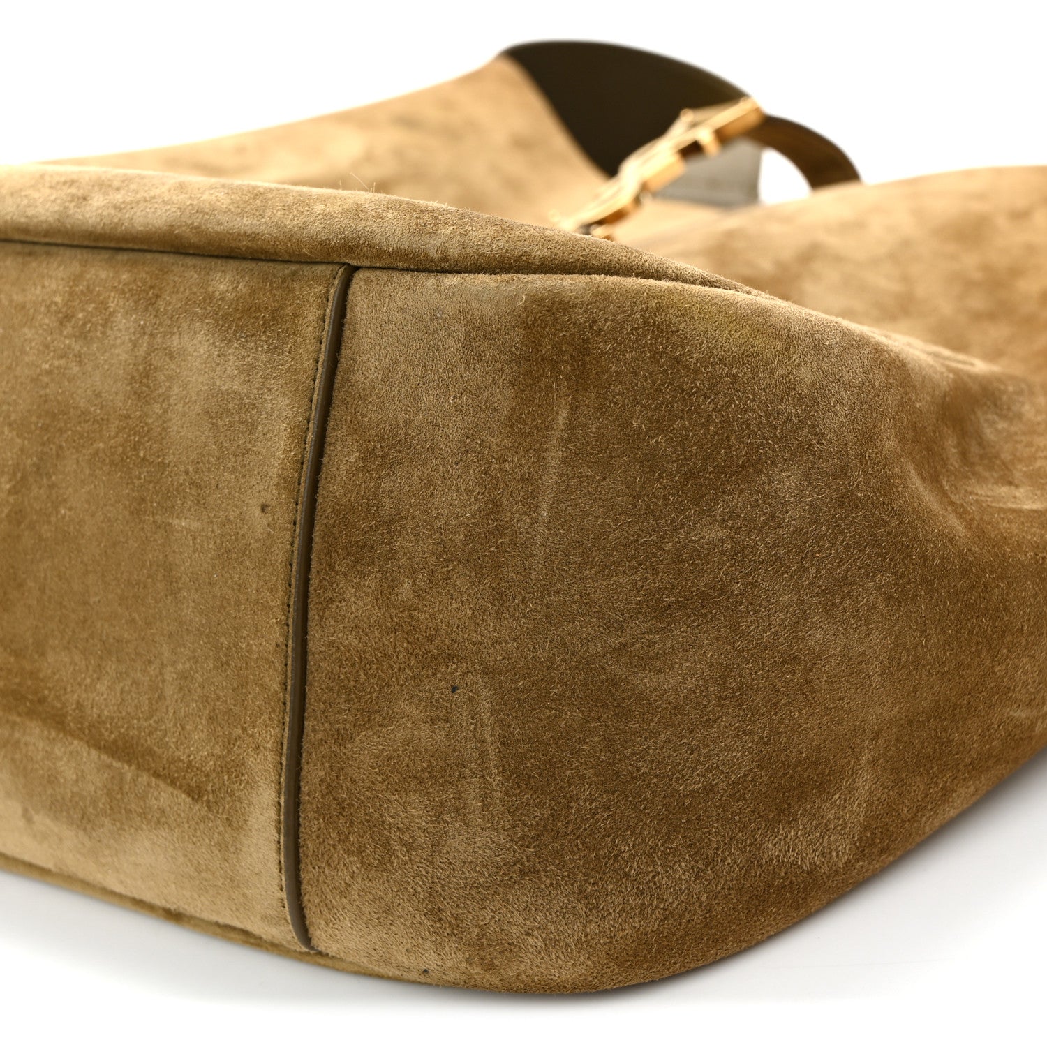Saint Laurent Suede Large Le 5 A 7 Soft Hobo New Barley 9 of 10