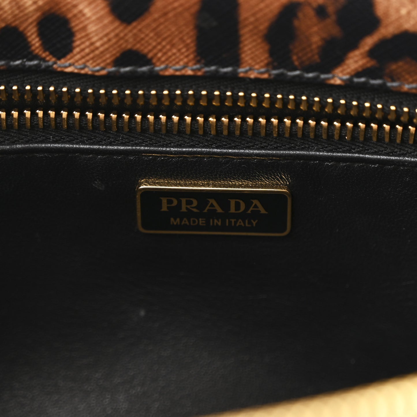 Saffiano Printed Medium East West Galleria Double Zip Bag Miele