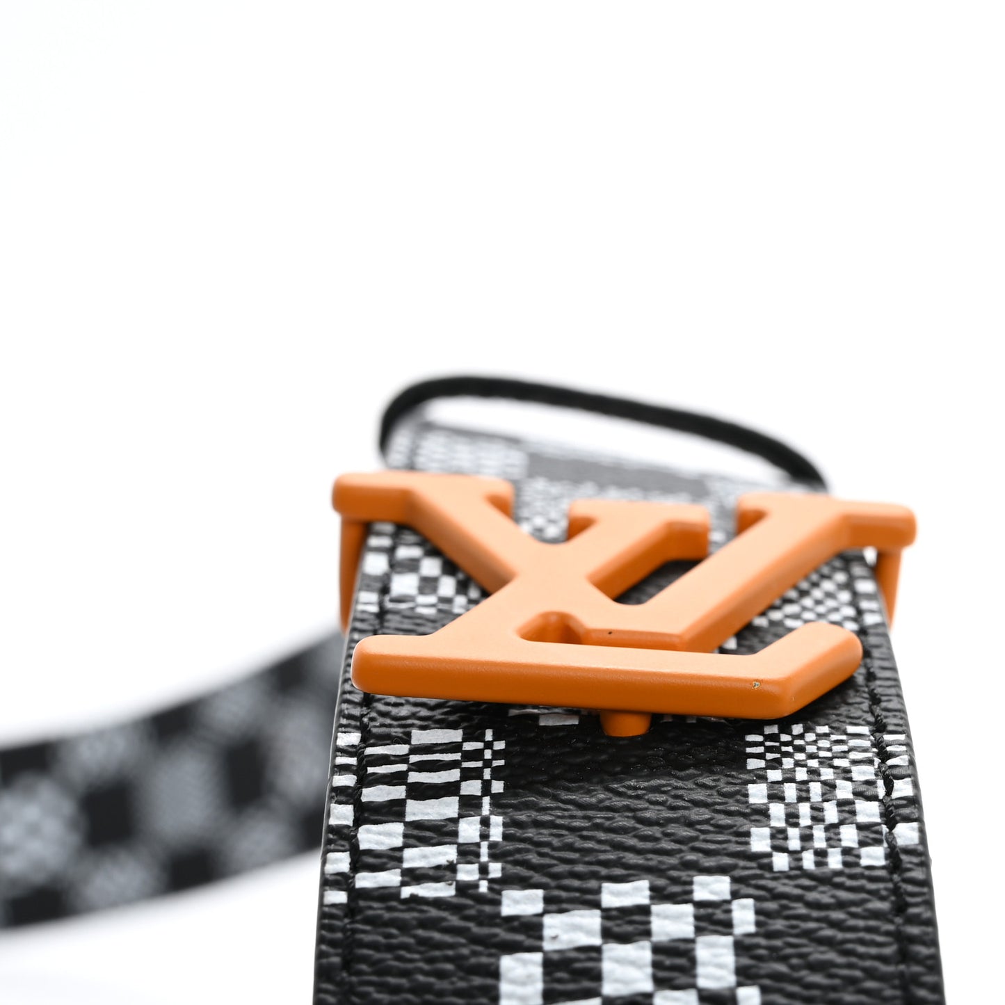 Damier Distorted Keepall Bandouliere Strap Black
