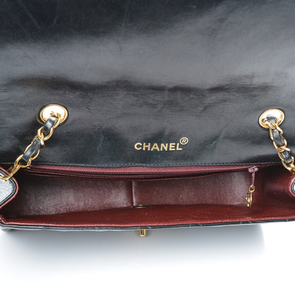 Chanel Lambskin Quilted Medium Single Flap Black 5 of 8
