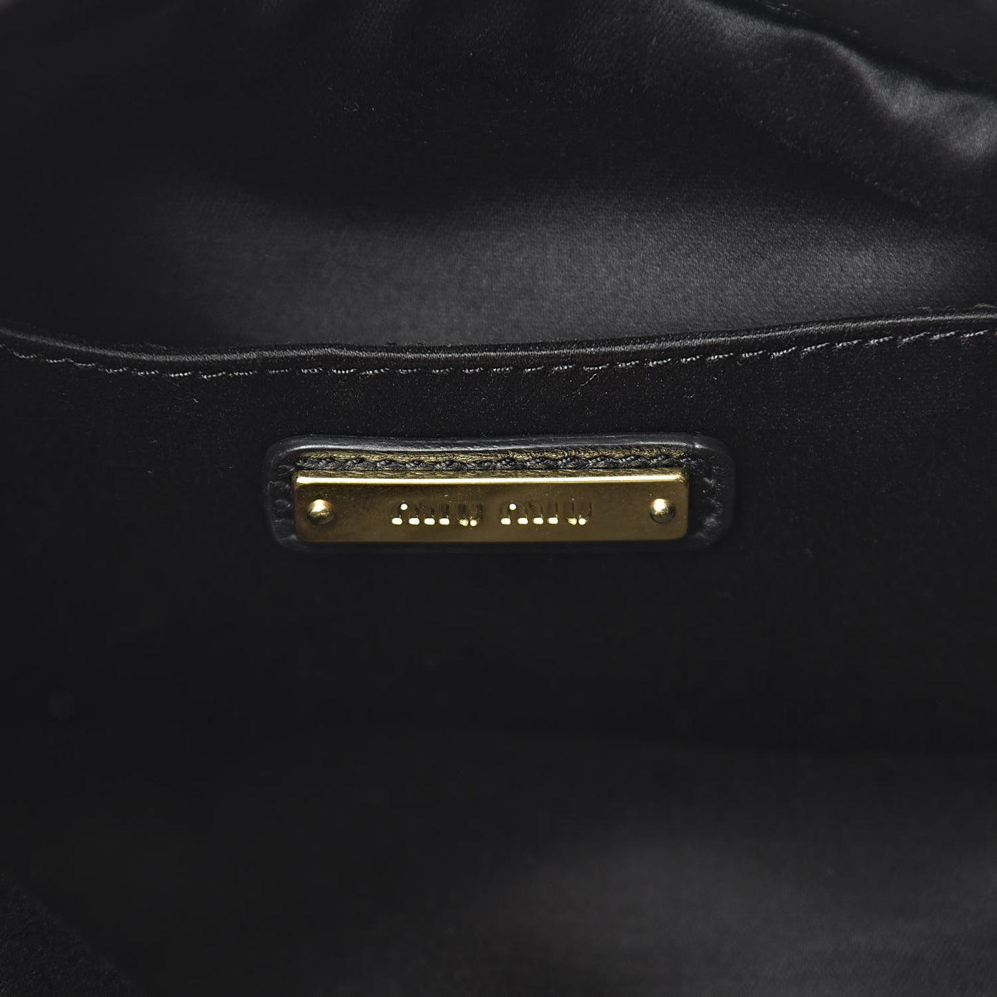 Nappa Matelasse Bucket Bag Black