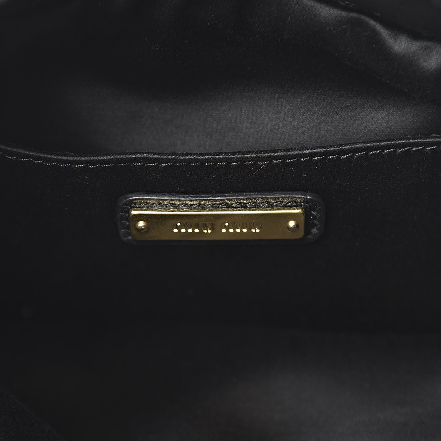 Miu Miu Nappa Matelasse Bucket Bag Black 6 of 9