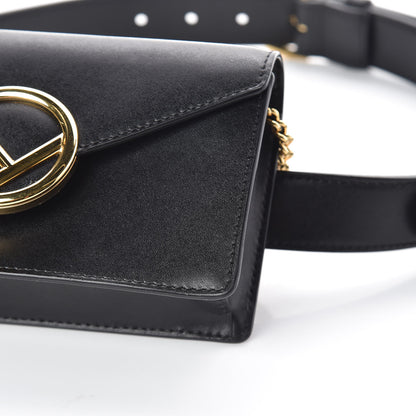Fendi Vitello Liberty Lucido F is Fendi Envelope Belt Bag Black 10 of 12