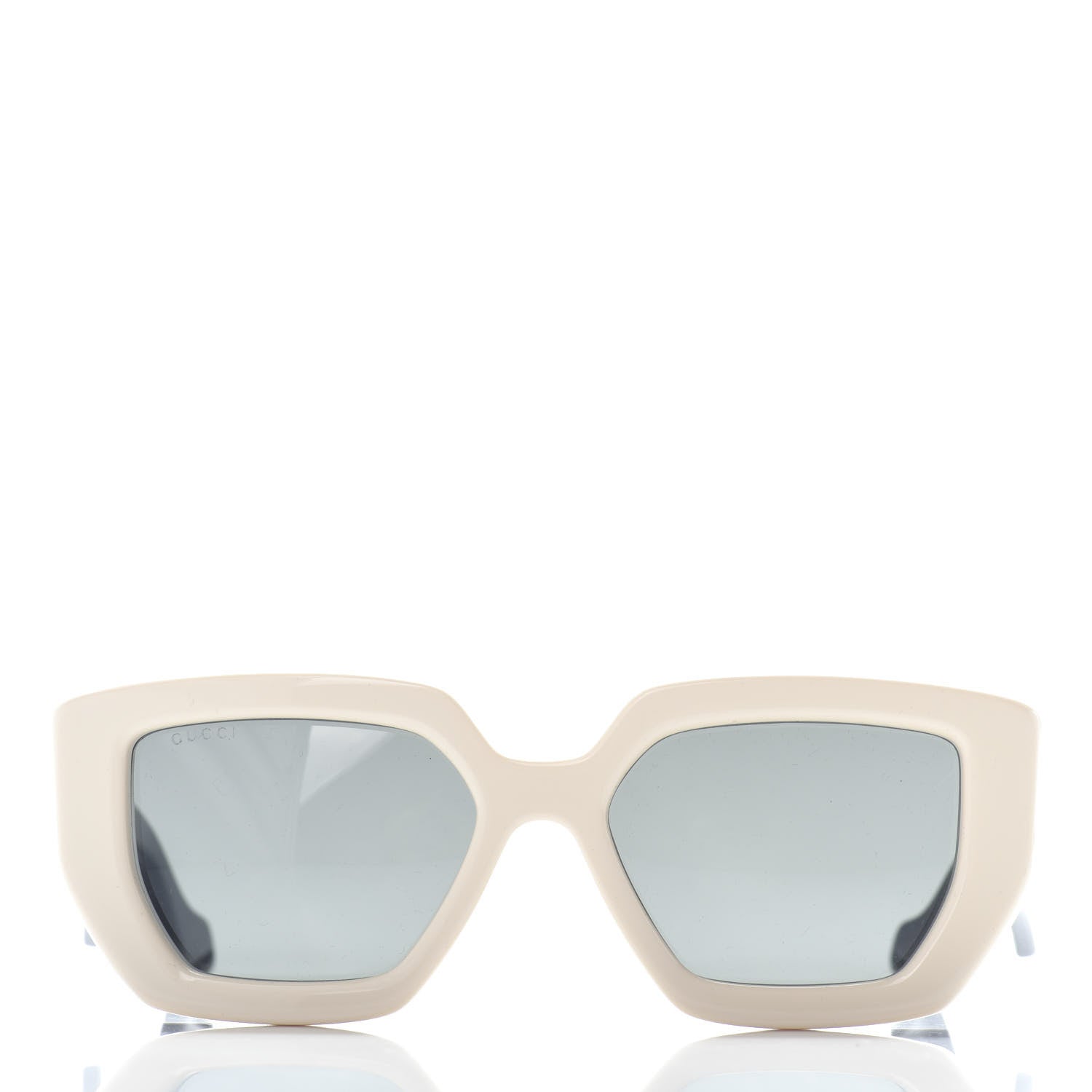 Gucci Square Frame Sunglasses GG0630S Black Ivory 2 of 6