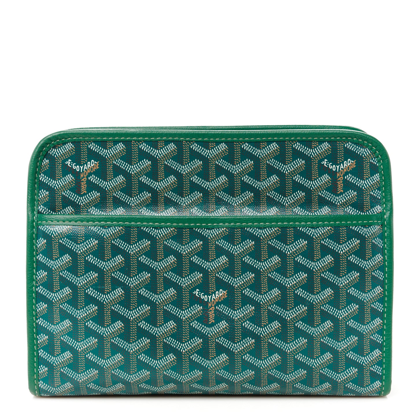 Goyardine Jouvence Toiletry Pouch MM Green