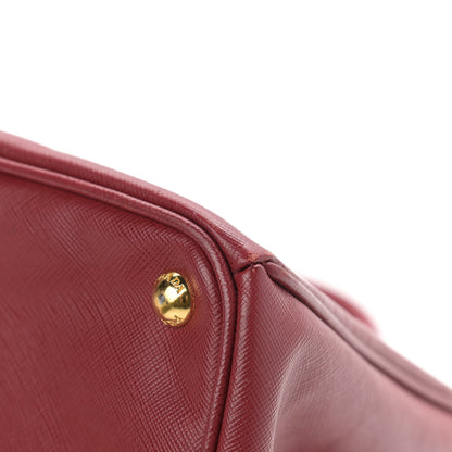 Prada Saffiano Lux Large Tote Cherry 12 of 16