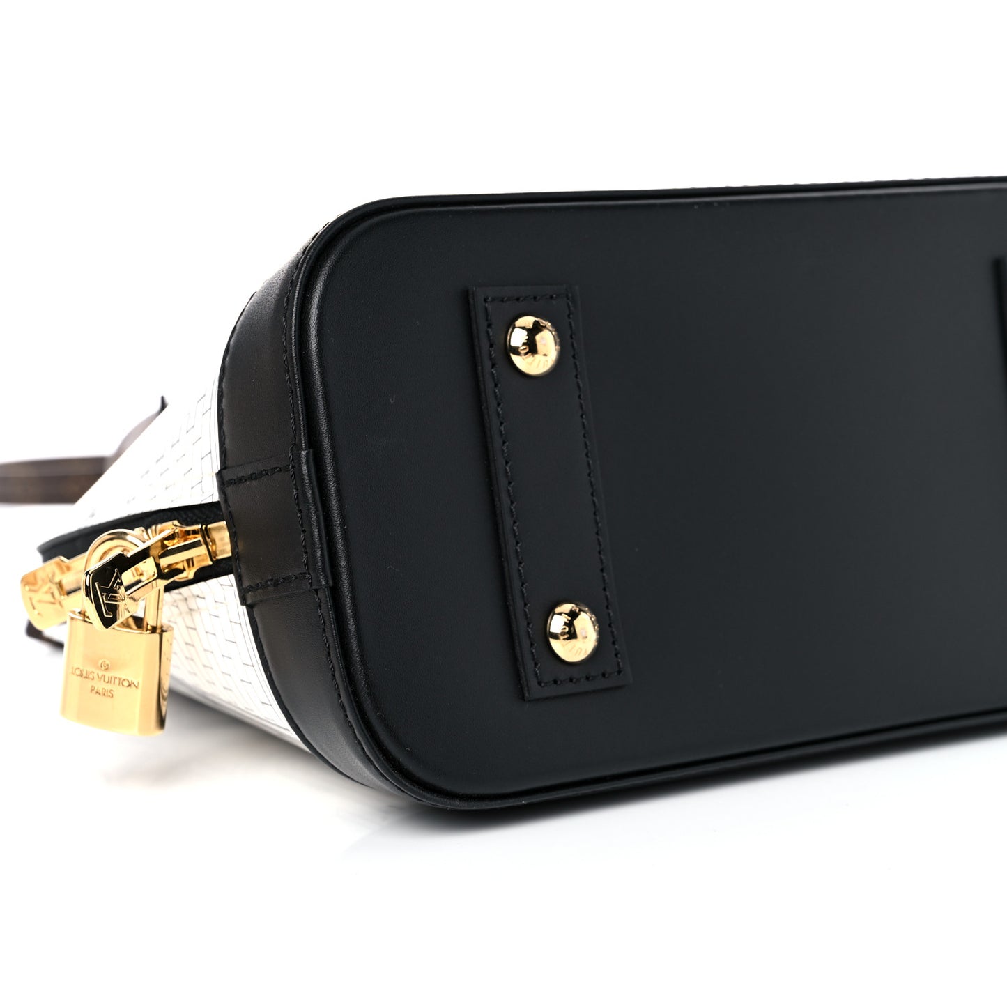 X FORNASETTI Calfskin Architettura Alma BB Black White