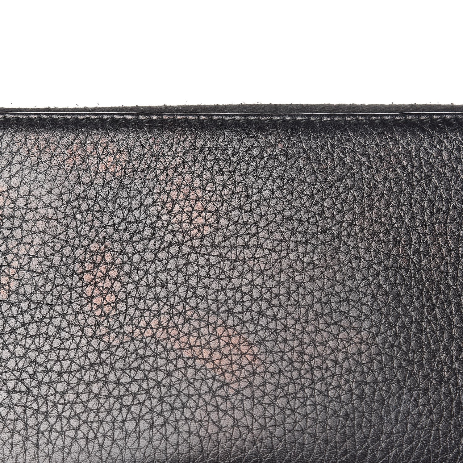 Gucci Pebbled Calfskin Studded Soho Zip Around Wallet Black 10 of 10