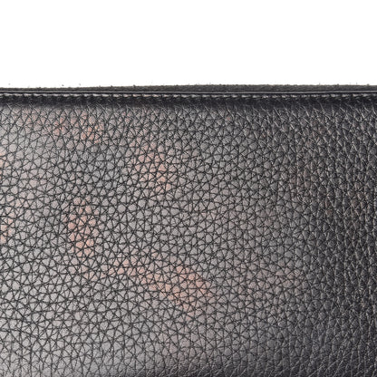 Gucci Pebbled Calfskin Studded Soho Zip Around Wallet Black 10 of 10