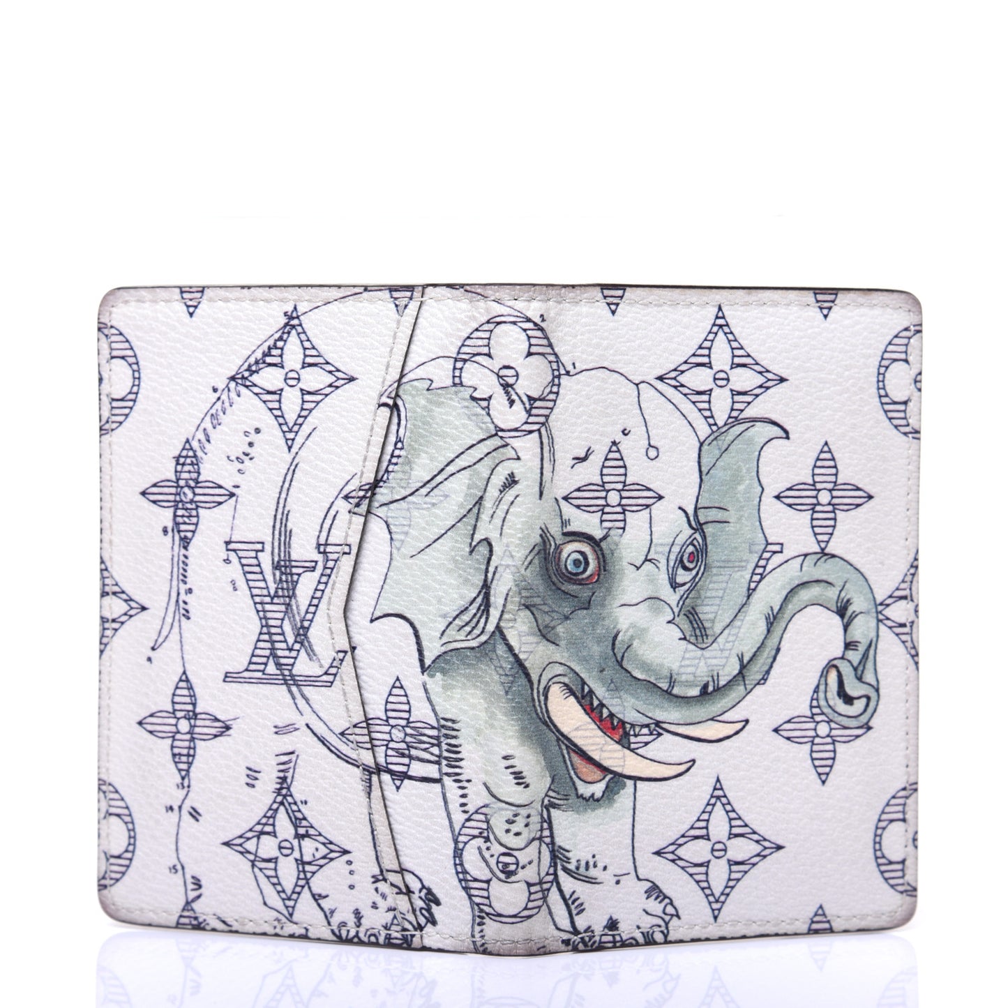 Savane Monogram Chapman Pocket Organizer White