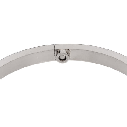 Cartier 18K White Gold Small LOVE Bracelet 16 7 of 8