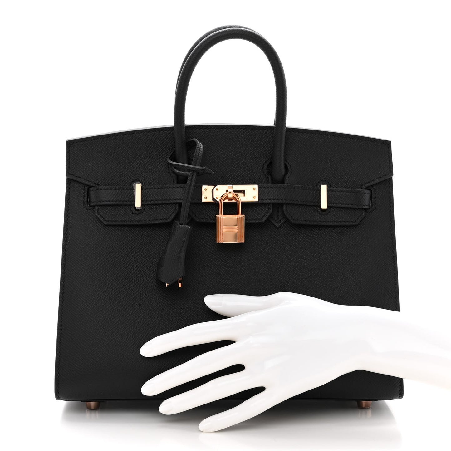Epsom Birkin Sellier 25 Black