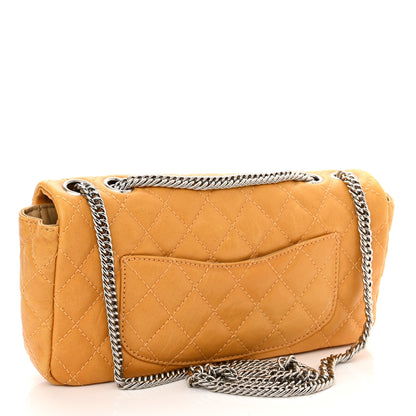 Chanel Glazed Lambskin Quilted Bijoux Chain East West Flap Mango 2 of 9