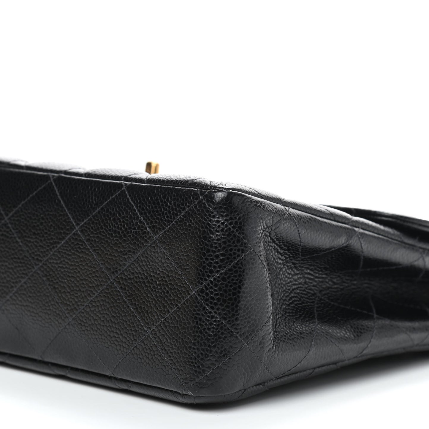 Caviar Quilted Jumbo Single Flap Black