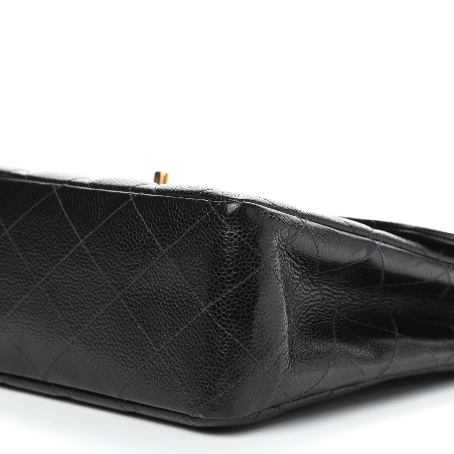 Chanel Caviar Quilted Jumbo Single Flap Black 12 of 12