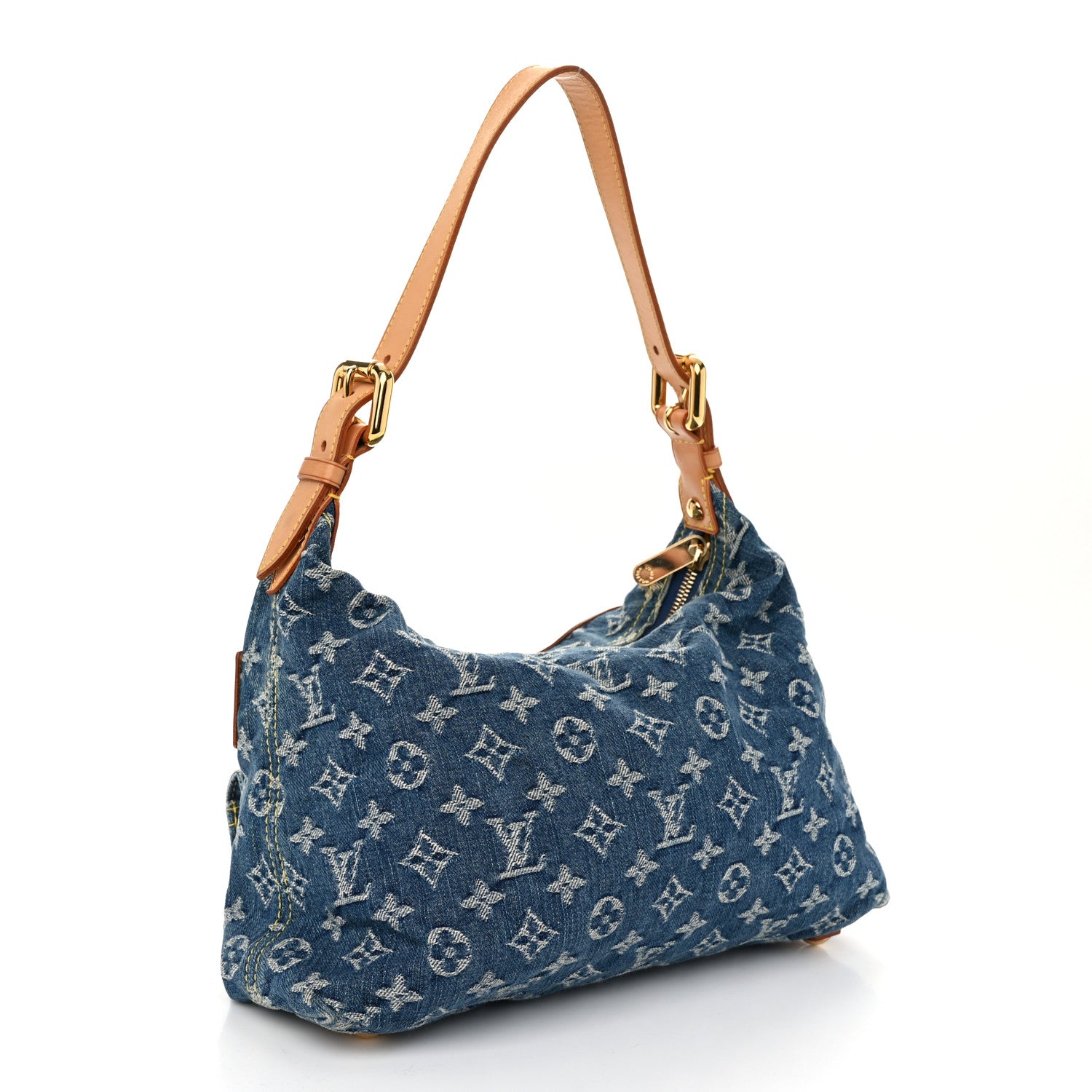 Louis Vuitton Monogram Denim Baggy PM Blue 3 of 10