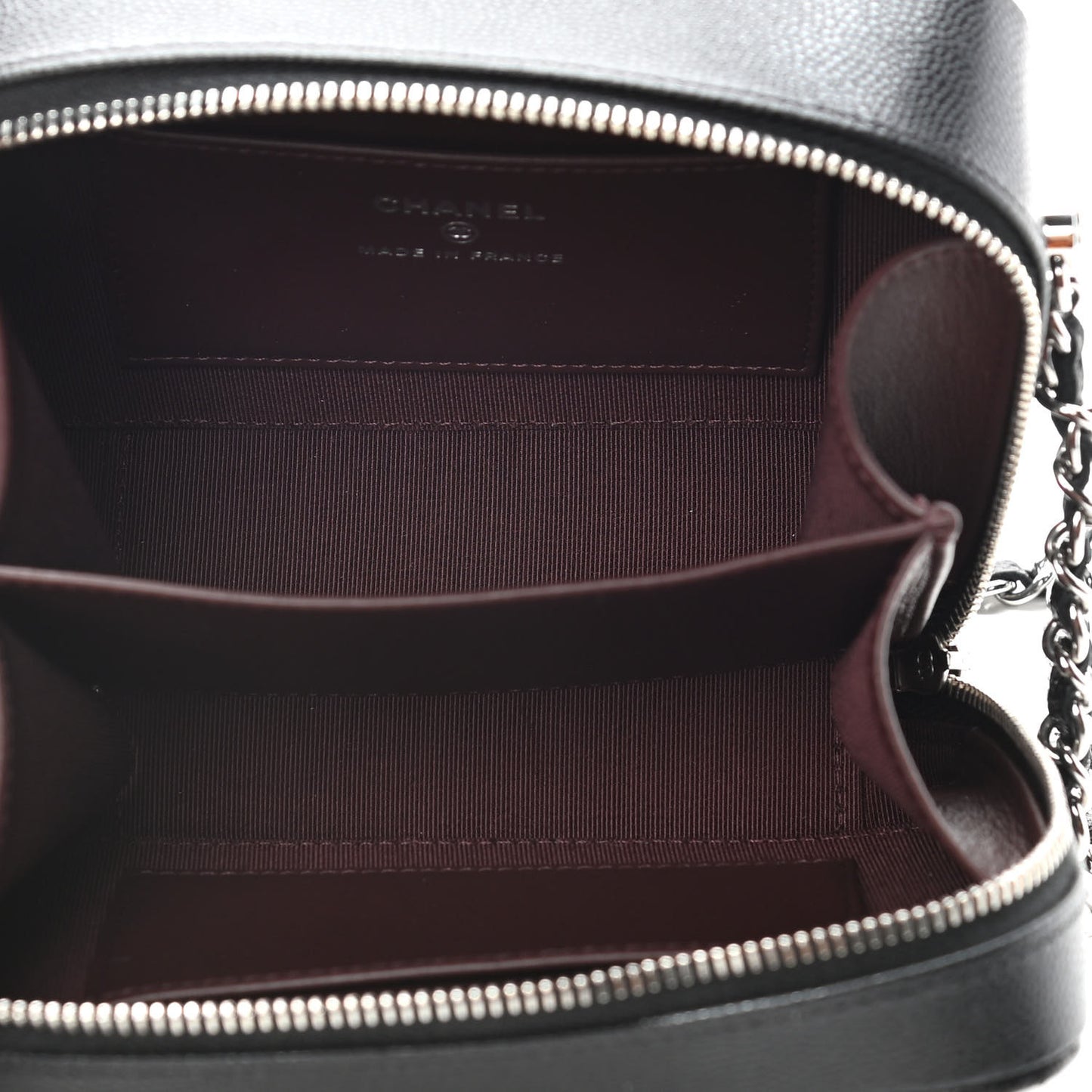 Caviar Quilted Camera Bag Black