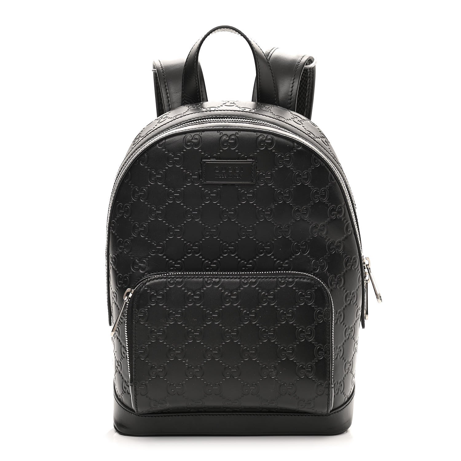 Gucci Guccissima Signature Small Day Backpack Black 1 of 11
