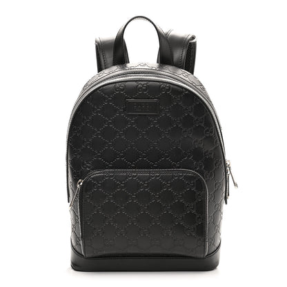 Gucci Guccissima Signature Small Day Backpack Black 1 of 11