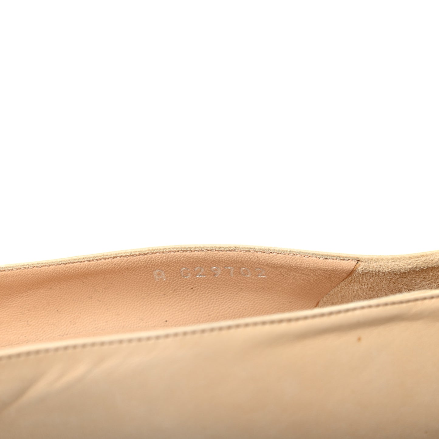Lambskin Cap Toe CC Pumps 41 Beige Black