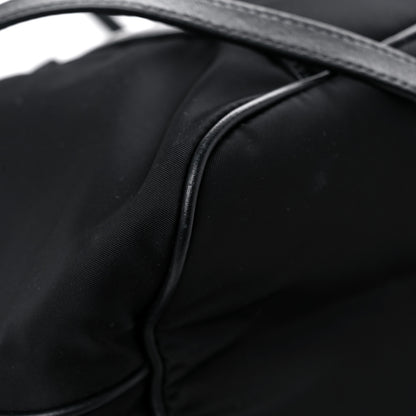 Prada Tessuto Nylon Calfskin Shopping Tote Black 9 of 12