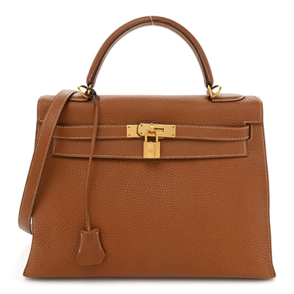 Hermes Fjord Sellier Kelly 32 Gold 1 of 22