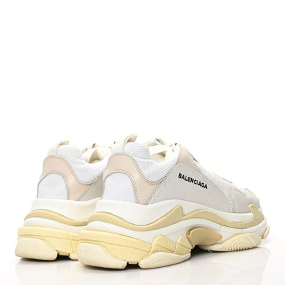 Balenciaga Fabric Mesh Mens Triple S Sneakers 41 White 2 of 6