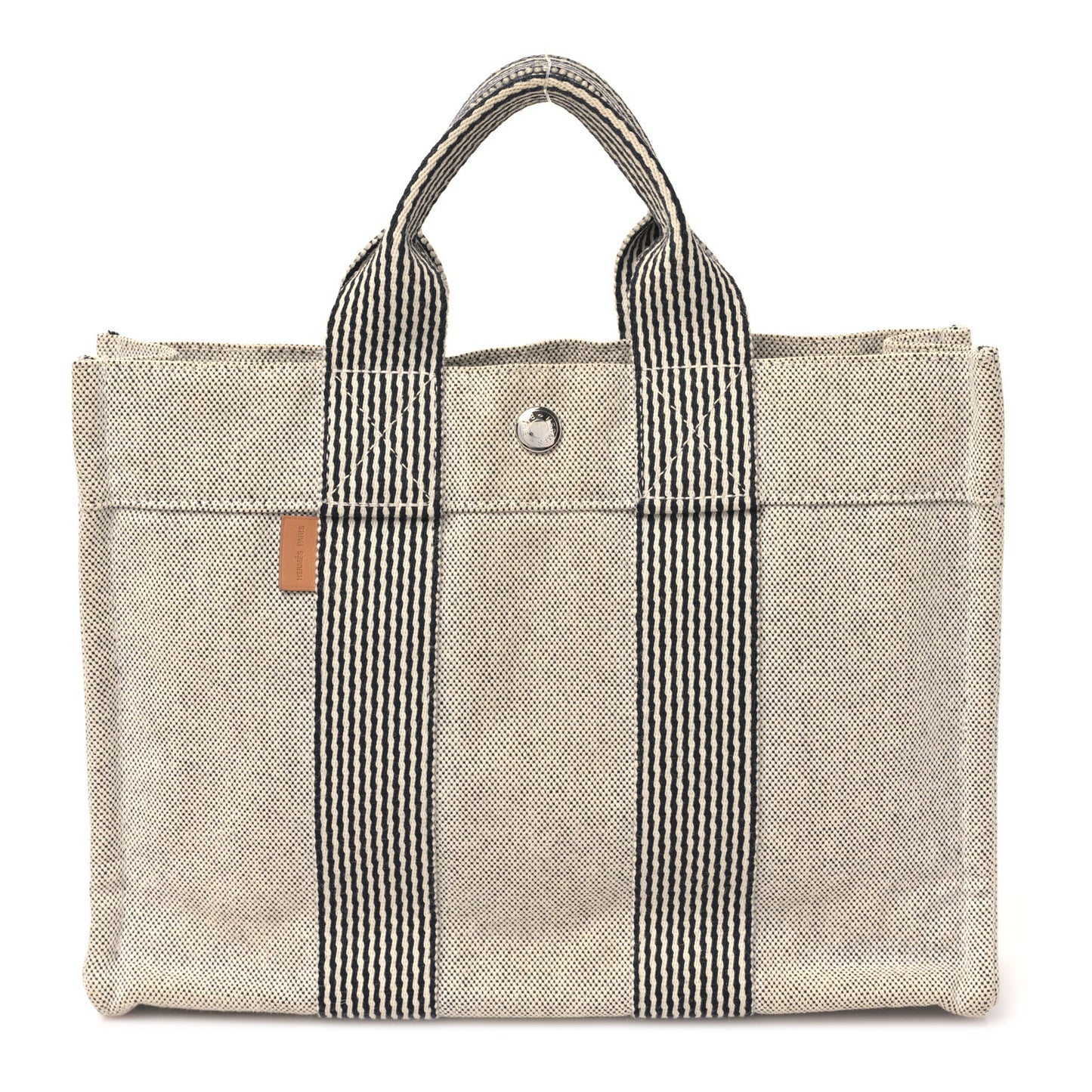 Canvas Herline PM Tote Light Grey